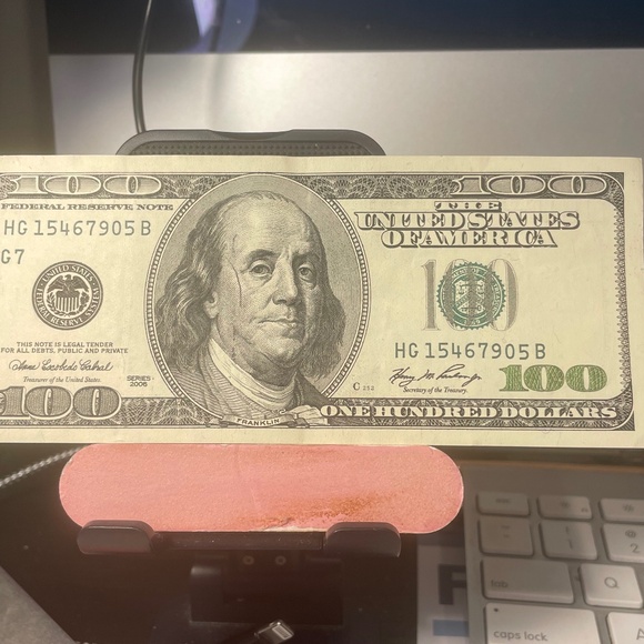 2006 Big Head INK Error $100 # HG 15467905 B Circulated Crisp - Picture 6 of 6